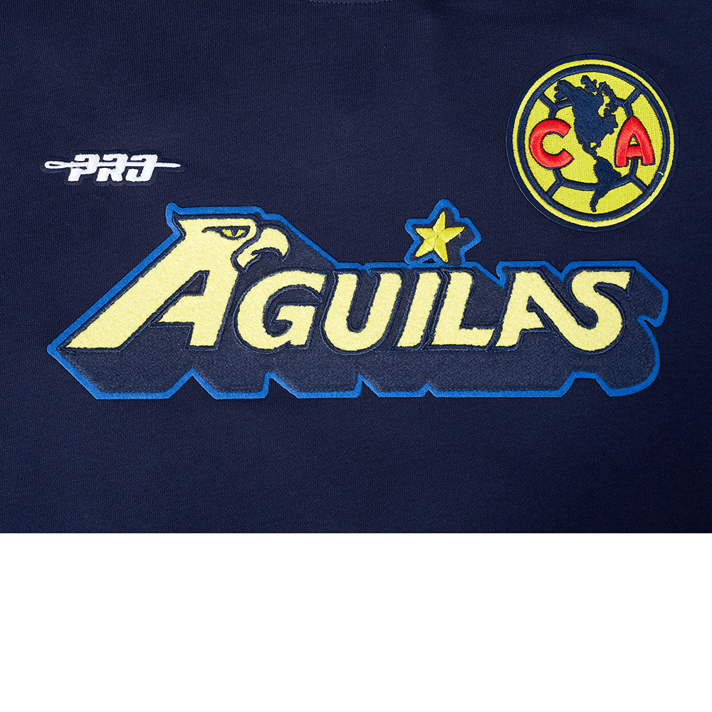 LIGA MX CLUB AMERICA STADIUM WOMEN'S DOUBLE KNIT CREWNECK (MIDNIGHT NAVY) - Image 5