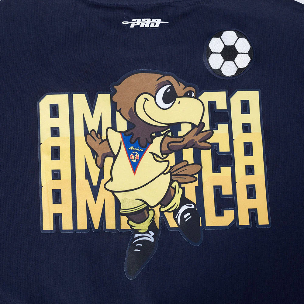 LIGA MX CLUB AMERICA STADIUM WOMEN'S DOUBLE KNIT CREWNECK (MIDNIGHT NAVY) - Image 7