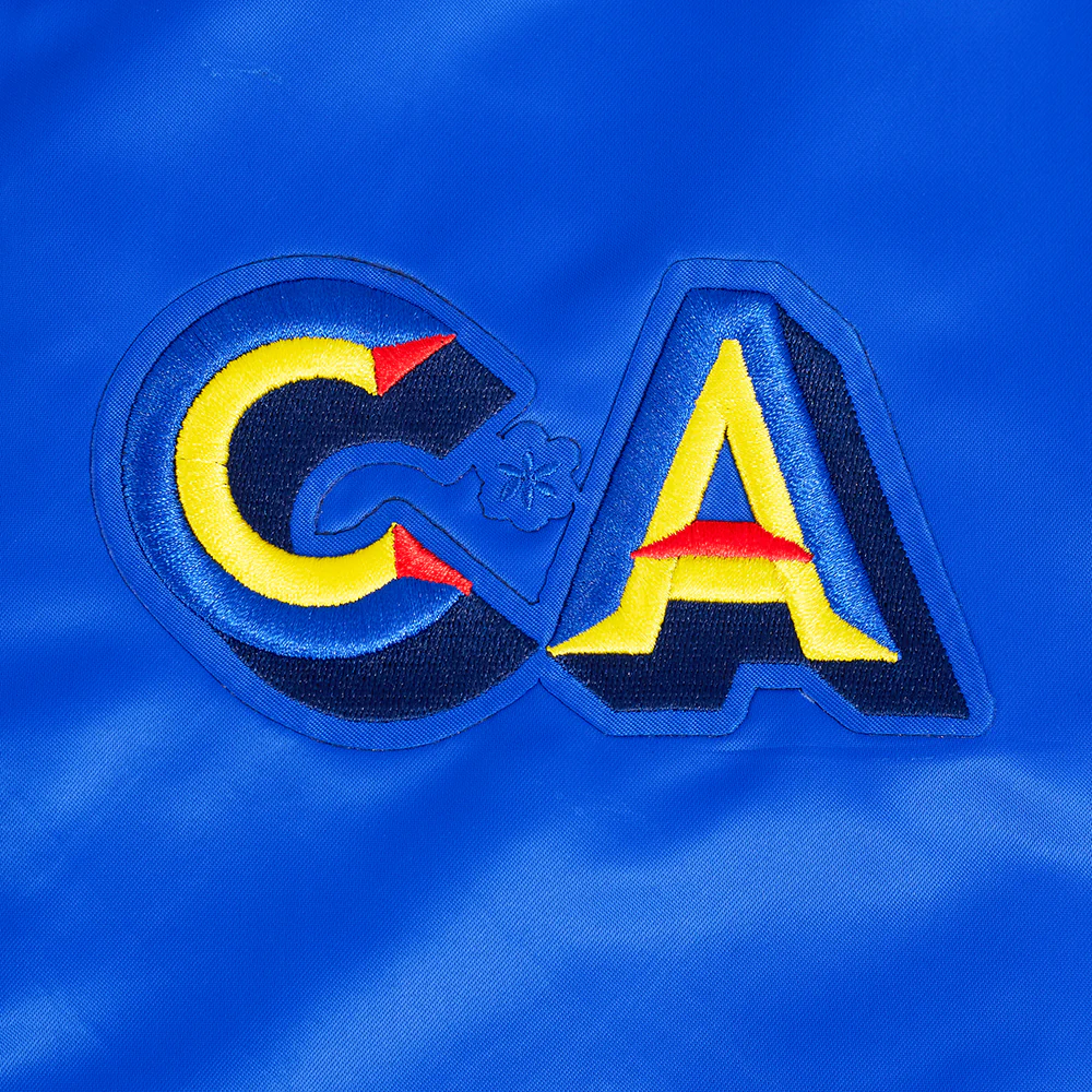 LIGA MX CLUB AMERICA STADIUM WOMEN'S RIB SATIN JACKET - V2 (ROYAL BLUE) - Image 5