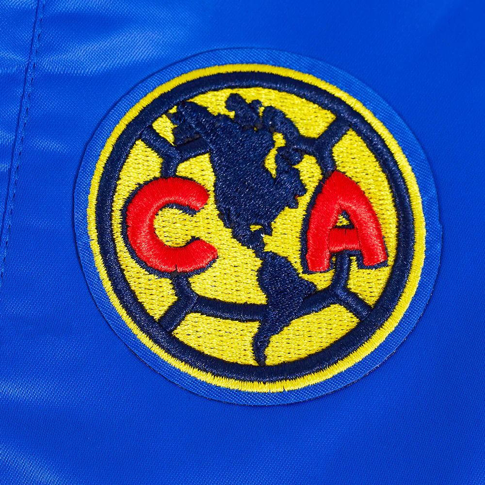 LIGA MX CLUB AMERICA STADIUM WOMEN'S RIB SATIN JACKET - V2 (ROYAL BLUE) - Image 7