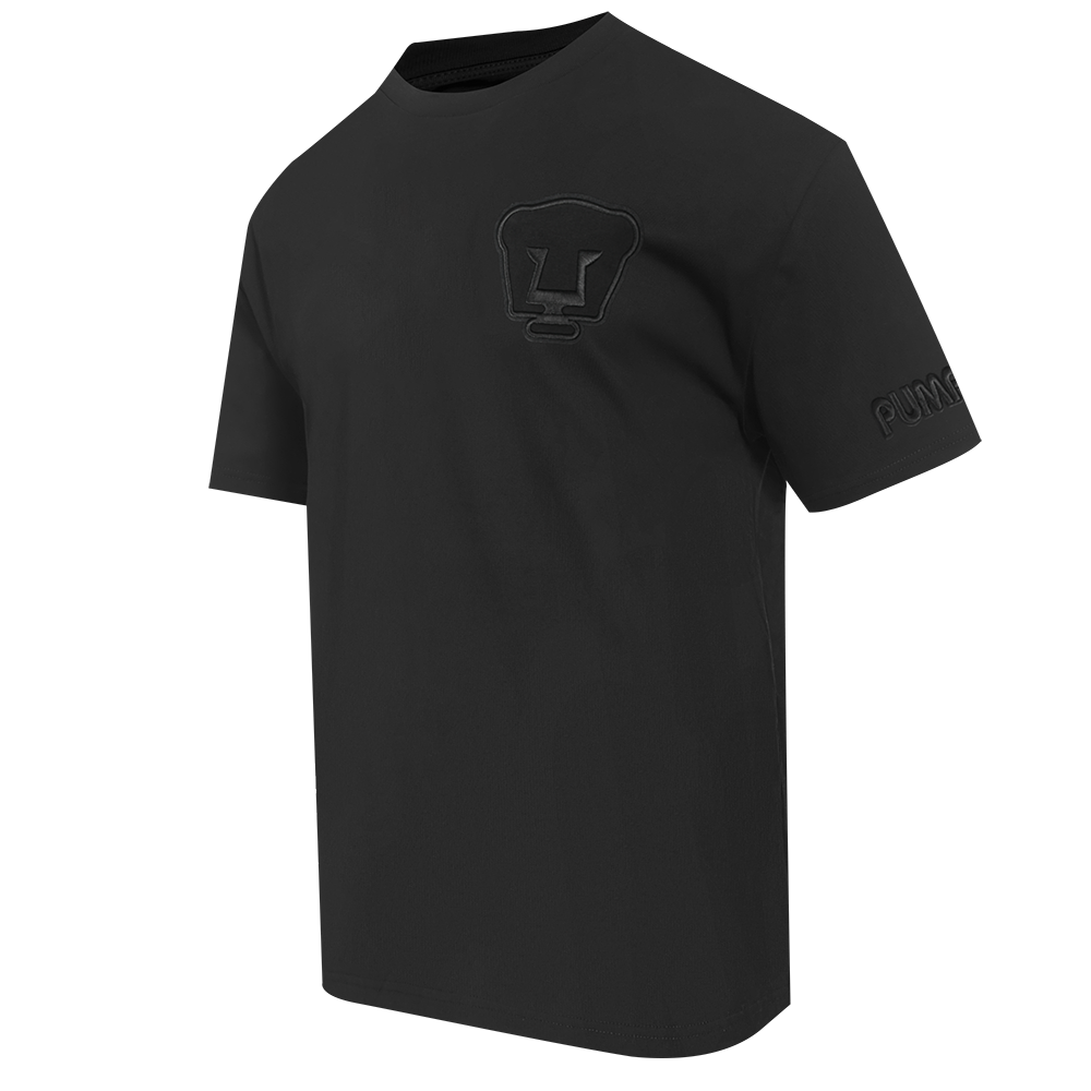 LIGA MX PUMAS UNAM NEUTRAL MEN'S CJ DROP SHOULDER TEE (BLACK) - Image 3