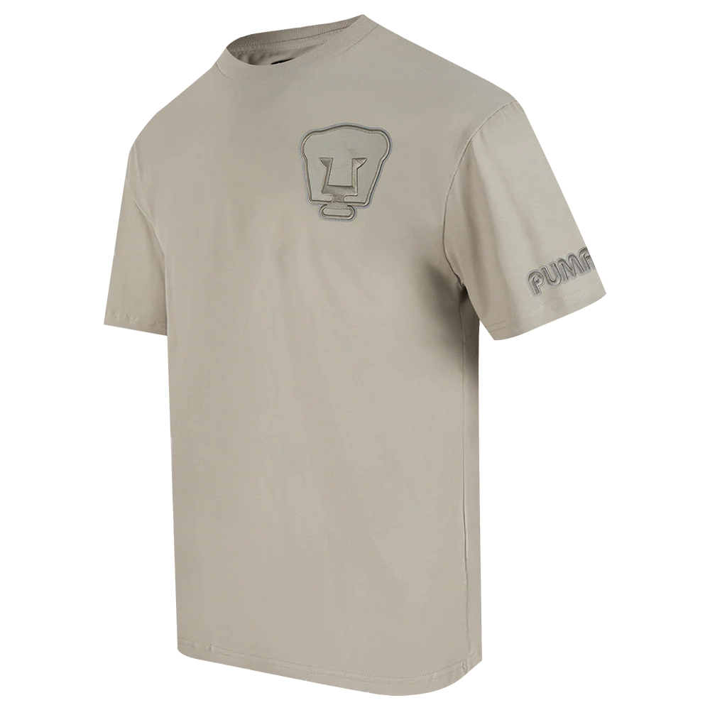 LIGA MX PUMAS UNAM NEUTRAL MEN'S CJ DROP SHOULDER TEE (TAUPE) - Image 3