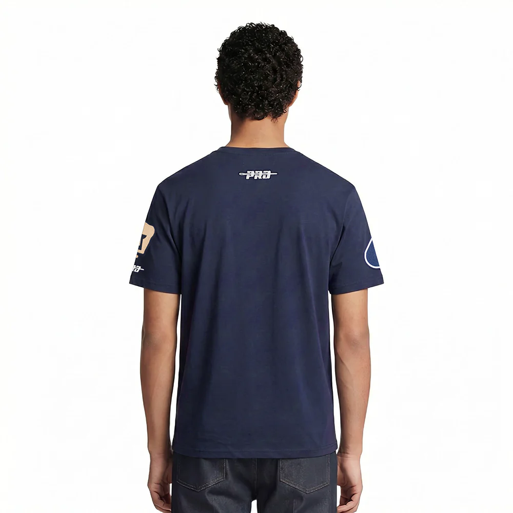 LIGA MX PUMAS UNAM CLASSIC CHENILLE MEN'S SJ TEE (MIDNIGHT NAVY) - Image 2