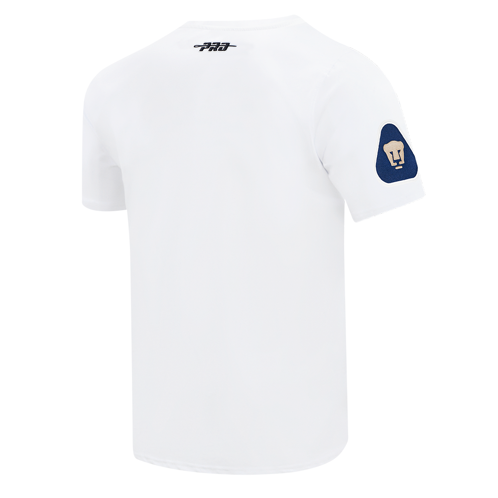 LIGA MX PUMAS UNAM CLASSIC CHENILLE MEN'S S/S TEE (WHITE) - Image 4