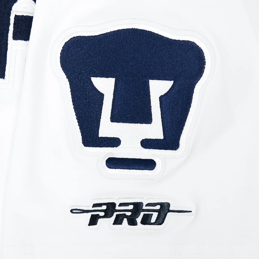 LIGA MX PUMAS UNAM CLASSIC CHENILLE MEN'S S/S TEE (WHITE) - Image 7
