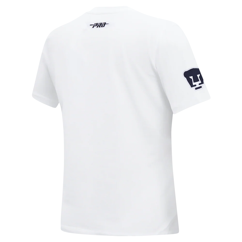 LIGA MX PUMAS UNAM CLASSIC CHENILLE WOMEN'S SJ SLIM FIT TEE (WHITE) - Image 4