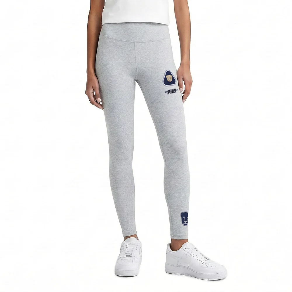 LIGA MX PUMAS UNAM CLASSIC CHENILLE WOMEN'S HW JERSEY LEGGING (HEATHER GREY)