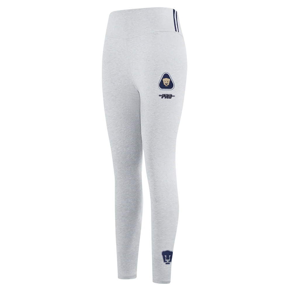 LIGA MX PUMAS UNAM CLASSIC CHENILLE WOMEN'S HW JERSEY LEGGING (HEATHER GREY) - Image 4